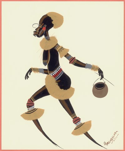 Raffia Woman, 2010 by Oglafa Ebitari Perrin